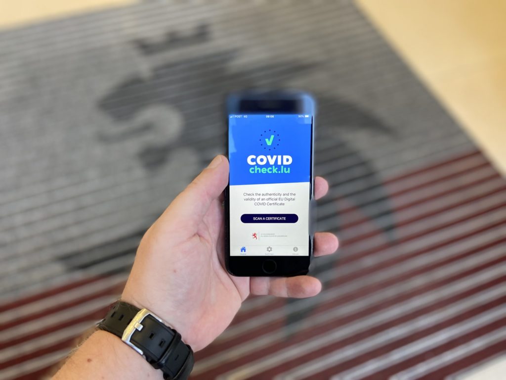 Le "COVIDcheck" reste OBLIGATOIRE pour collaborateurs, visiteurs et prestataires externes Servior