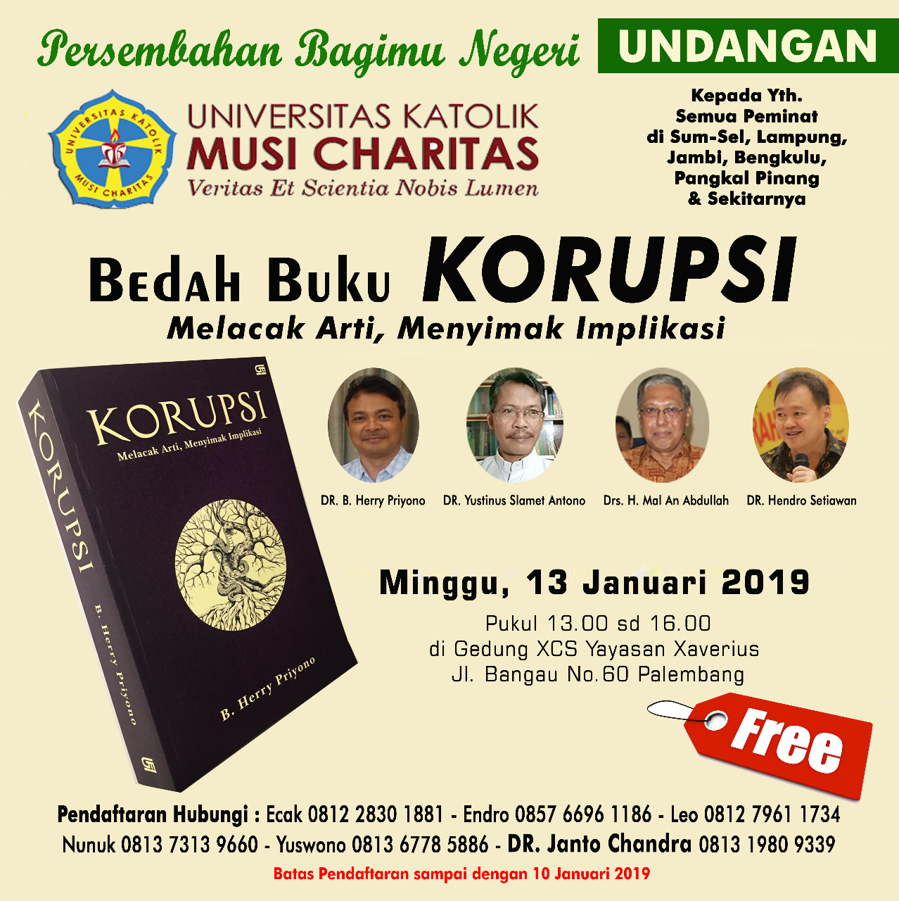 Buku “Korupsi, Melacak Arti, Menyimak Implikasi”, Horizon Baru Tangani Buku “Korupsi, Melacak Arti, Menyimak Implikasi”, Horizon Baru Tangani