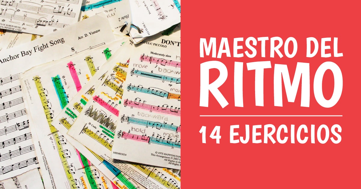 Aprende Ritmo Musical con +14 Ejemplos [Tresillo, Puntillo, Staccato y Más]