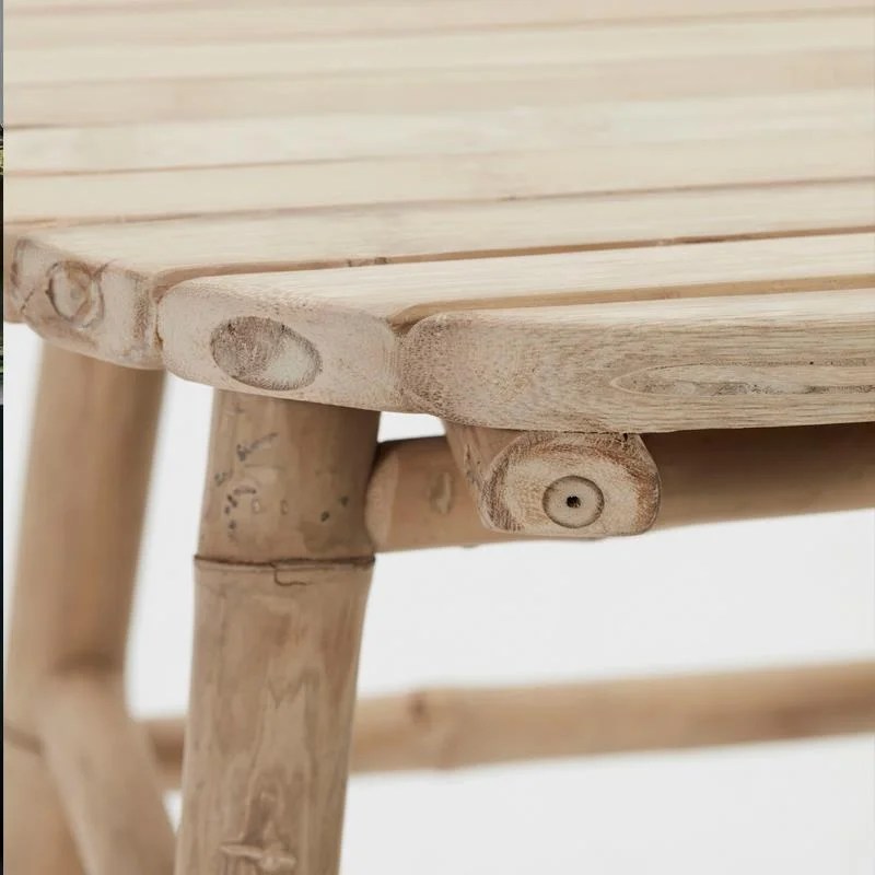 260870103 SEDEO STOOL SIDE TABLE BAMBOO set.