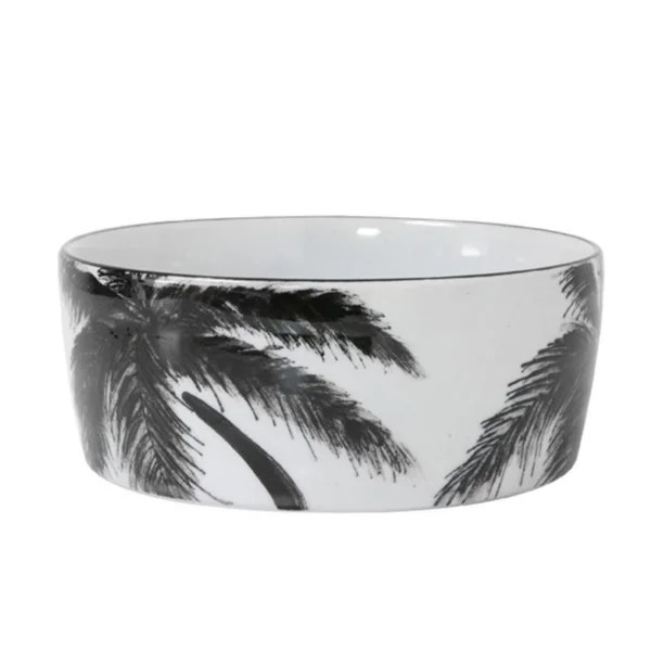 DINNERWARE, TABLEWARE ACE6020 JUNGLE PORCELAIN BOWL PALMS set.