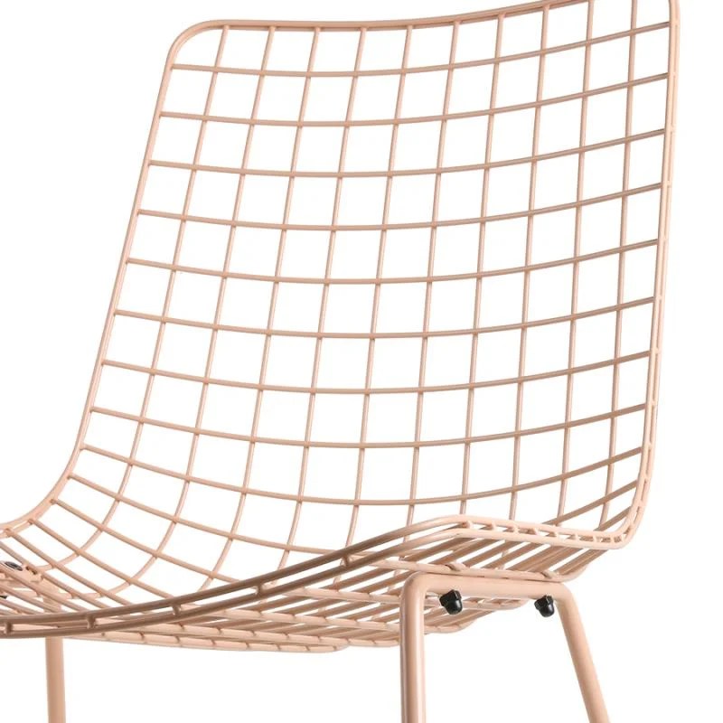 FUR0023 METAL WIRE CHAIR BLACK set.