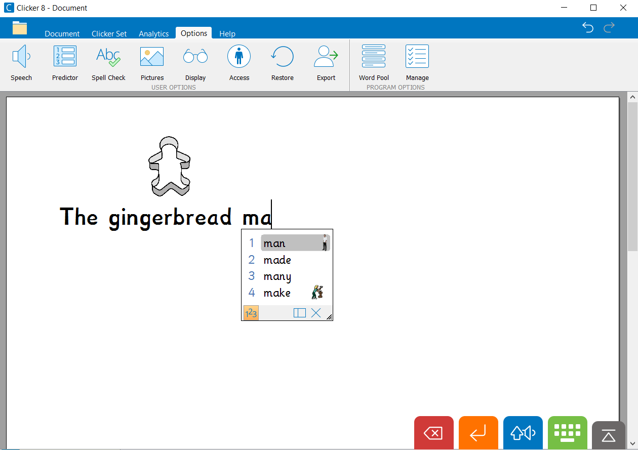 Clicker 8 Resources for Reading and Writing Support