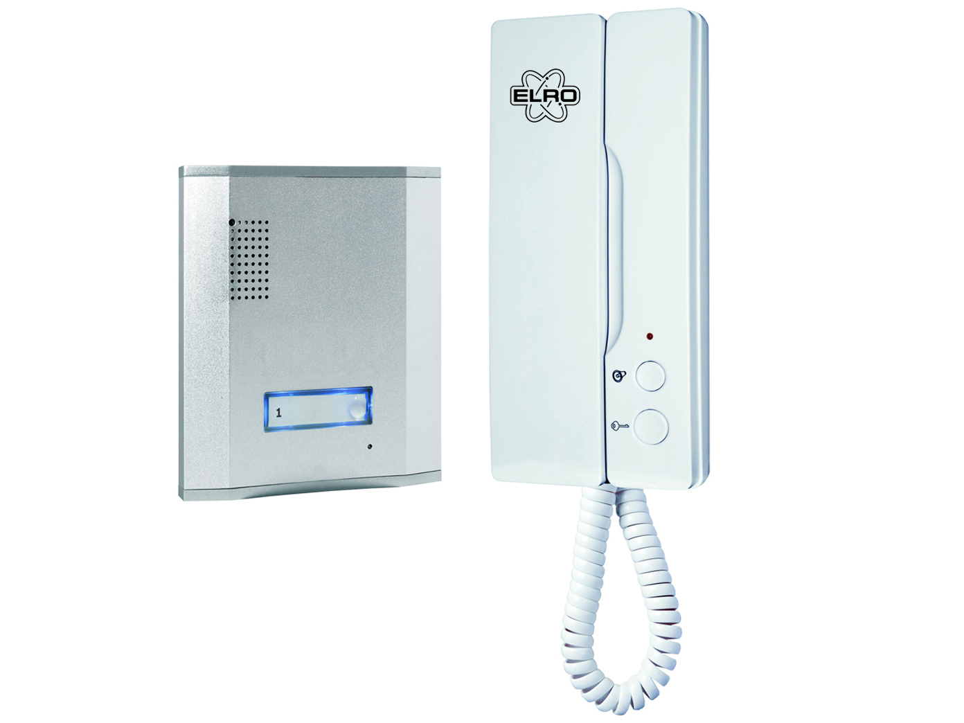 Türsprechanlage für 1 Familienhaus mit Türöffner, Gegensprechanlage