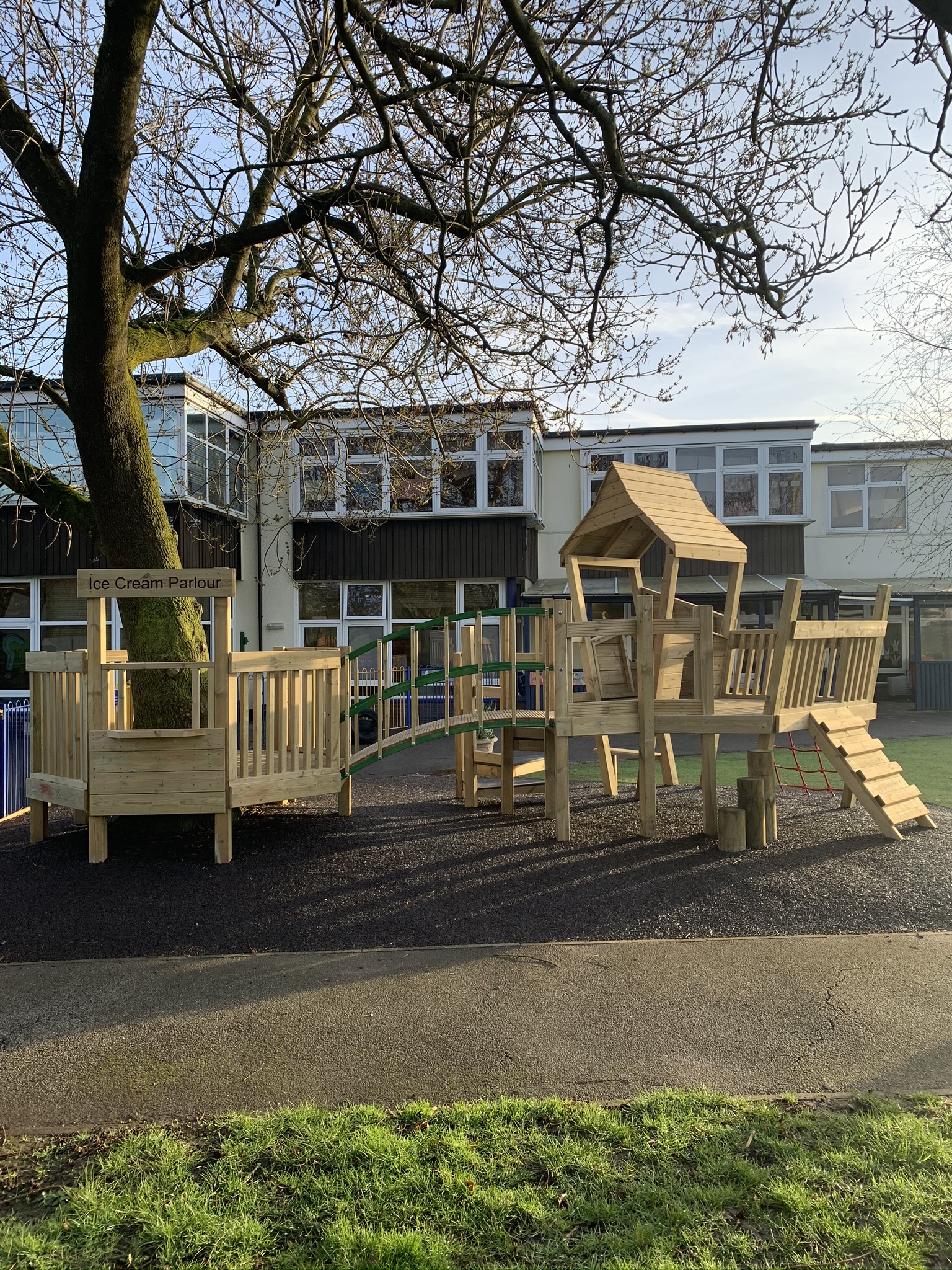Treehouse primary school play area completed in West London