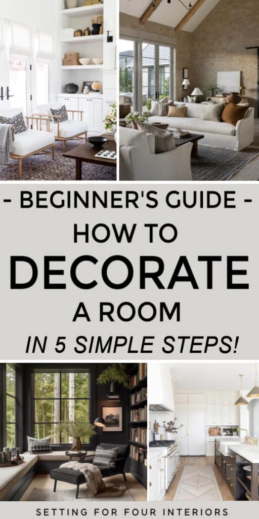 How To Decorate A Room In 5 Simple Steps Setting For Four Interiors