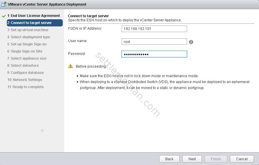 How to deploy External Platform Services Controller Appliance