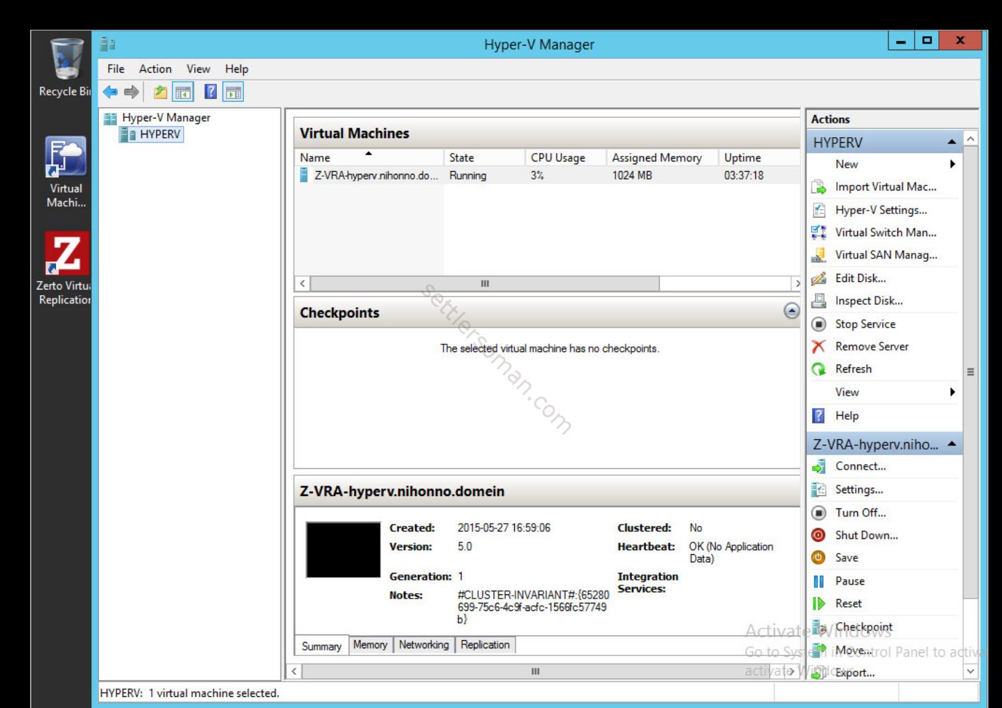 How to install/run HyperV host as a VM (nested) on vSphere 5/6.x