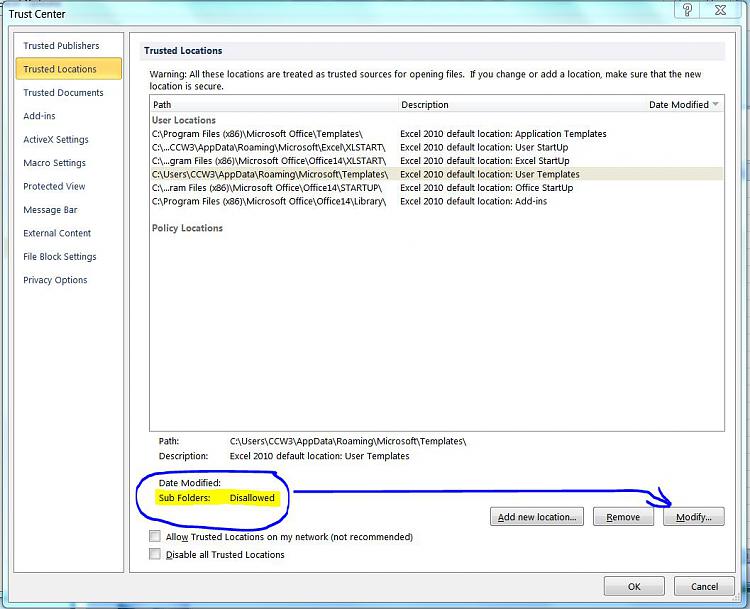 'Some files can contain viruses' warning when clicking on hyperlinks