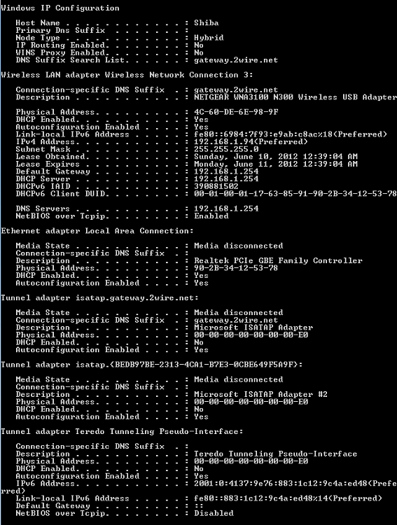 Netgear N300 Wireless Adapter Default Gateway is not Available Solved