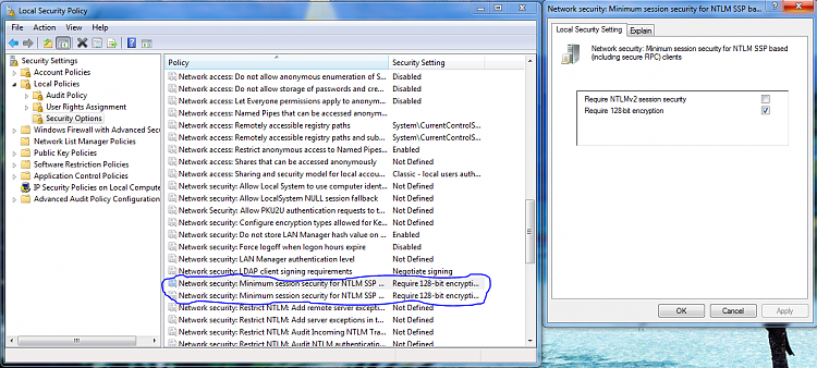 Need to change local security policy on Win7 starter Windows 10 Forums