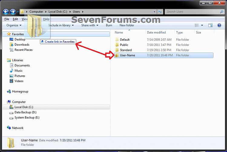 Favorites Links Add or Remove in Navigation Pane Tutorials
