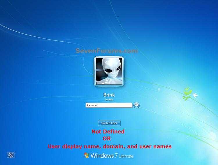 Lock Computer Screen Display User Information or Not Tutorials