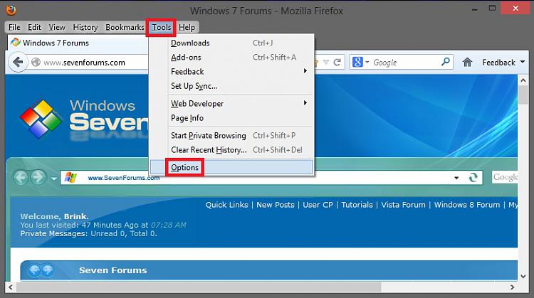 Firefox Restore Previous Browsing Session Windows 7 Help Forums