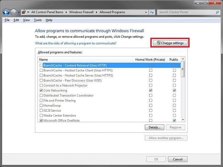 Windows Firewall Add or Remove an Exception Tutorials