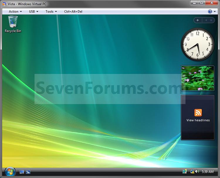 Windows Virtual PC Create Virtual Machine Tutorials