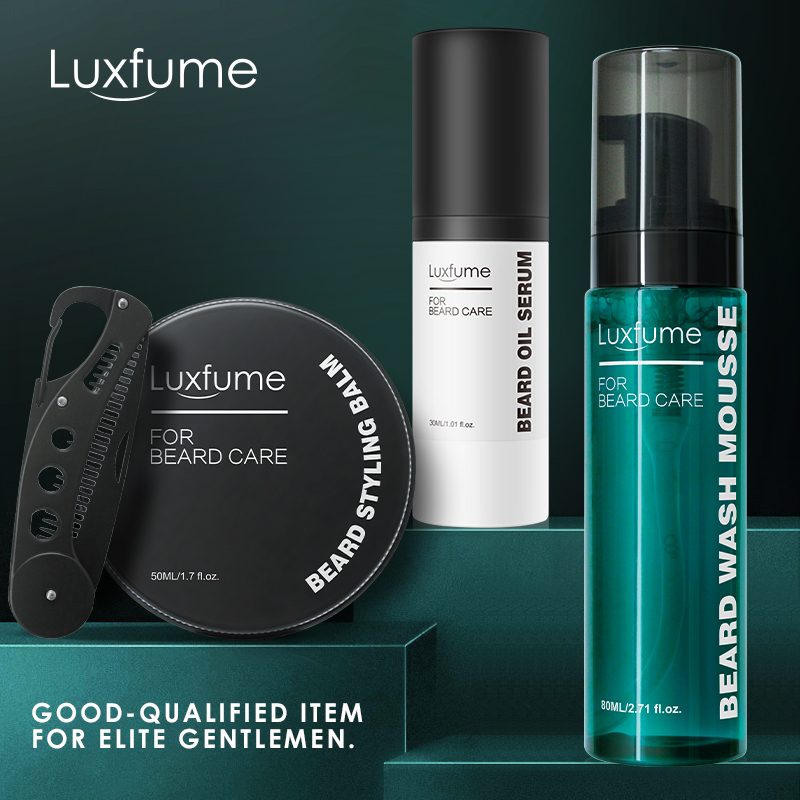 Pachet ingrijire barba, Ultimate Care Kit, Luxfume Sevich, 4 piese