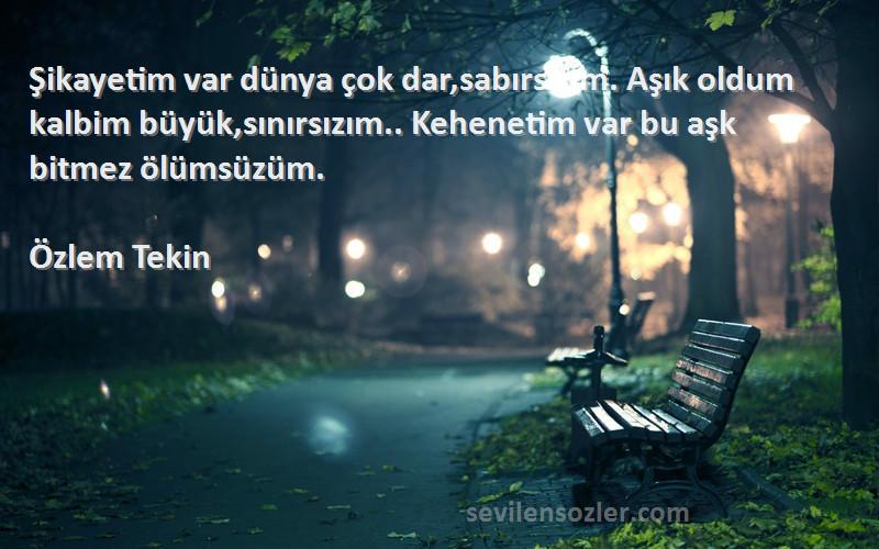 Şikayetim var dünya çok dar,sabırsızım. Aşık oldum kalbim büyük