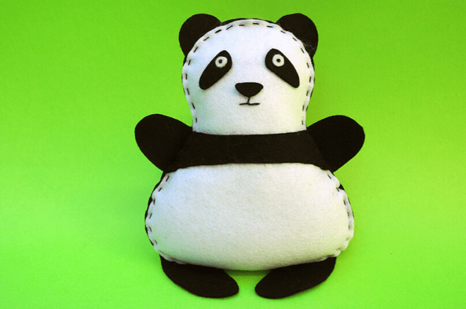 panda plush pattern