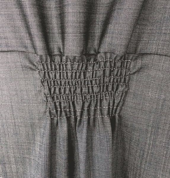 Smocking with shirring elastic Sew Different