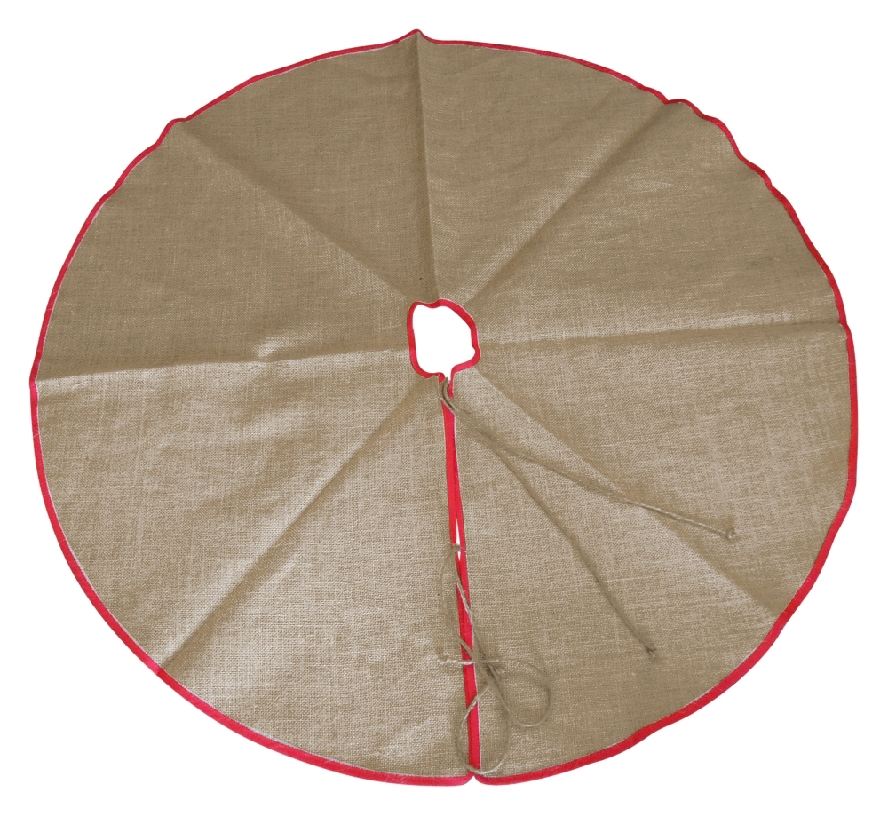 Chistmas Tree Skirt Embroidery Blanks BURLAP JUTE