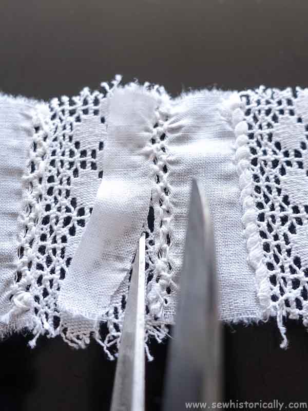 6 Ways How To Insert Lace Heirloom Sewing Tutorial Sew Historically