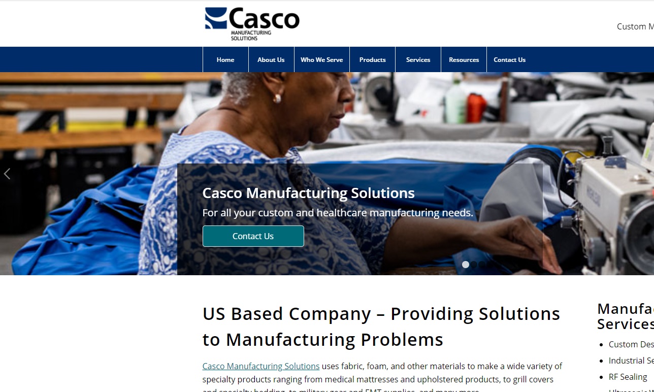 Casco Manufacturing Solutions Sewing Contractor
