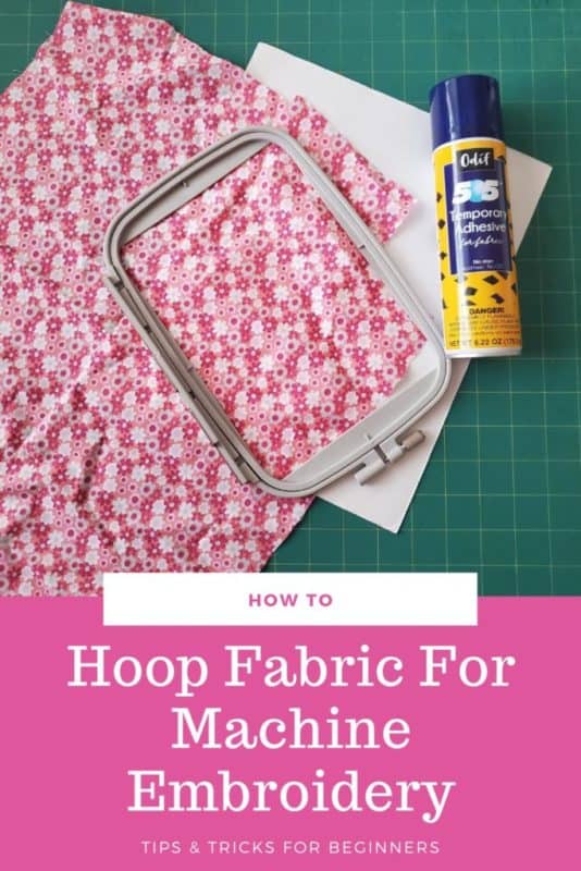 Machine Embroidery Hooping Tutorial + Tips & Tricks