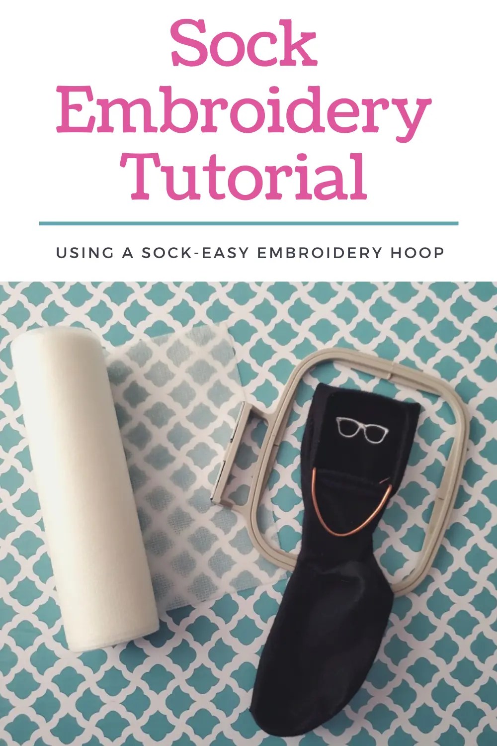 How To Embroider Socks On A Machine Sock Hoop Tutorial