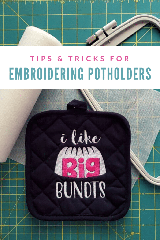 How To Embroider A StoreBought Potholder