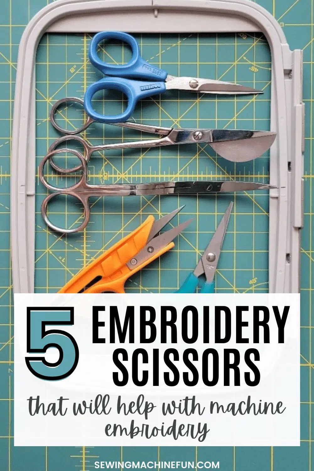 5 Best Machine Embroidery Scissors (Types Explained!)