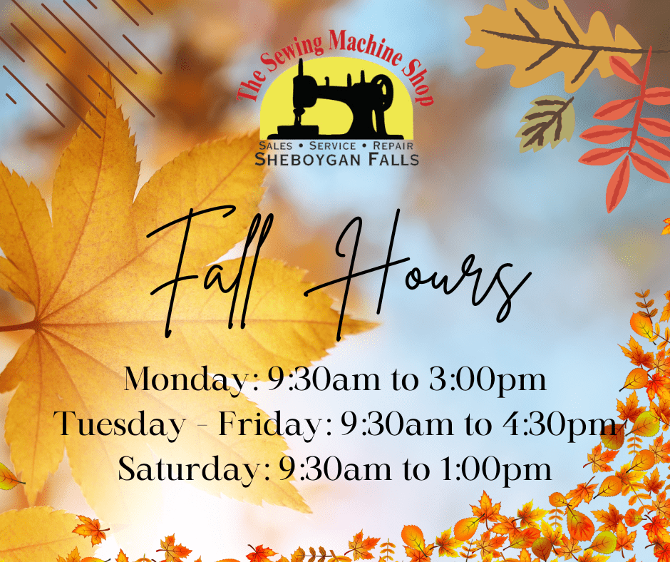 The Sewing Machine Shop Sewing Machine Sales, Service and Repair in Sheboygan Falls, WI