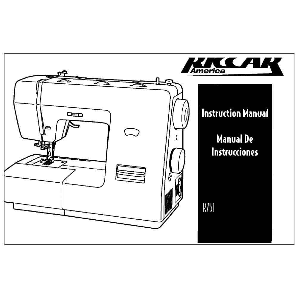 Riccar R751 Instruction Manual