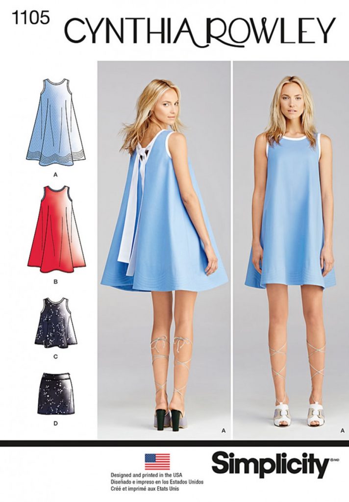 (Discontinued) Simplicity Sewing Pattern 1105R5 Misses Dresses