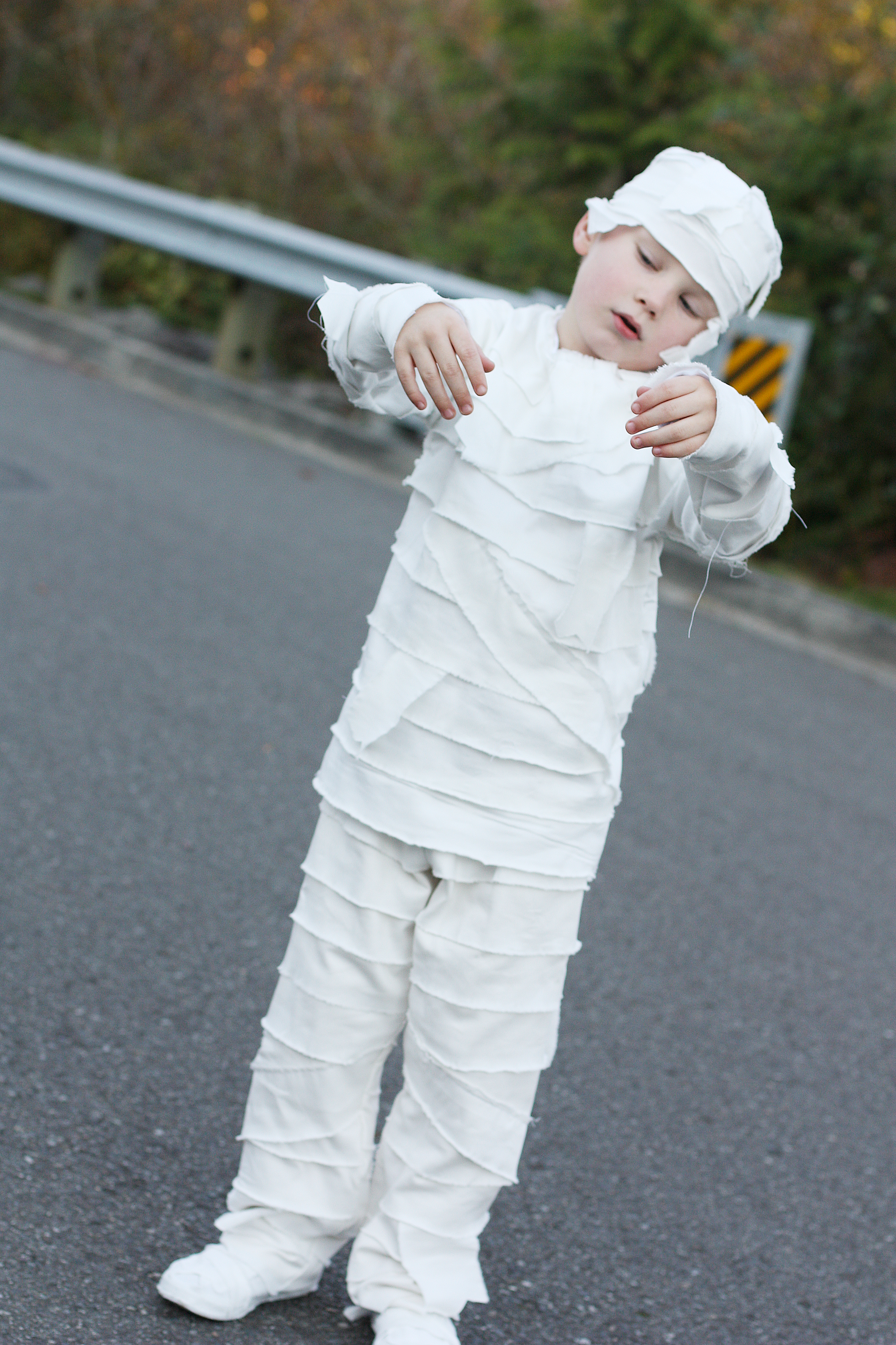 DIY Mummy Costume For Kids Sew Much Ado