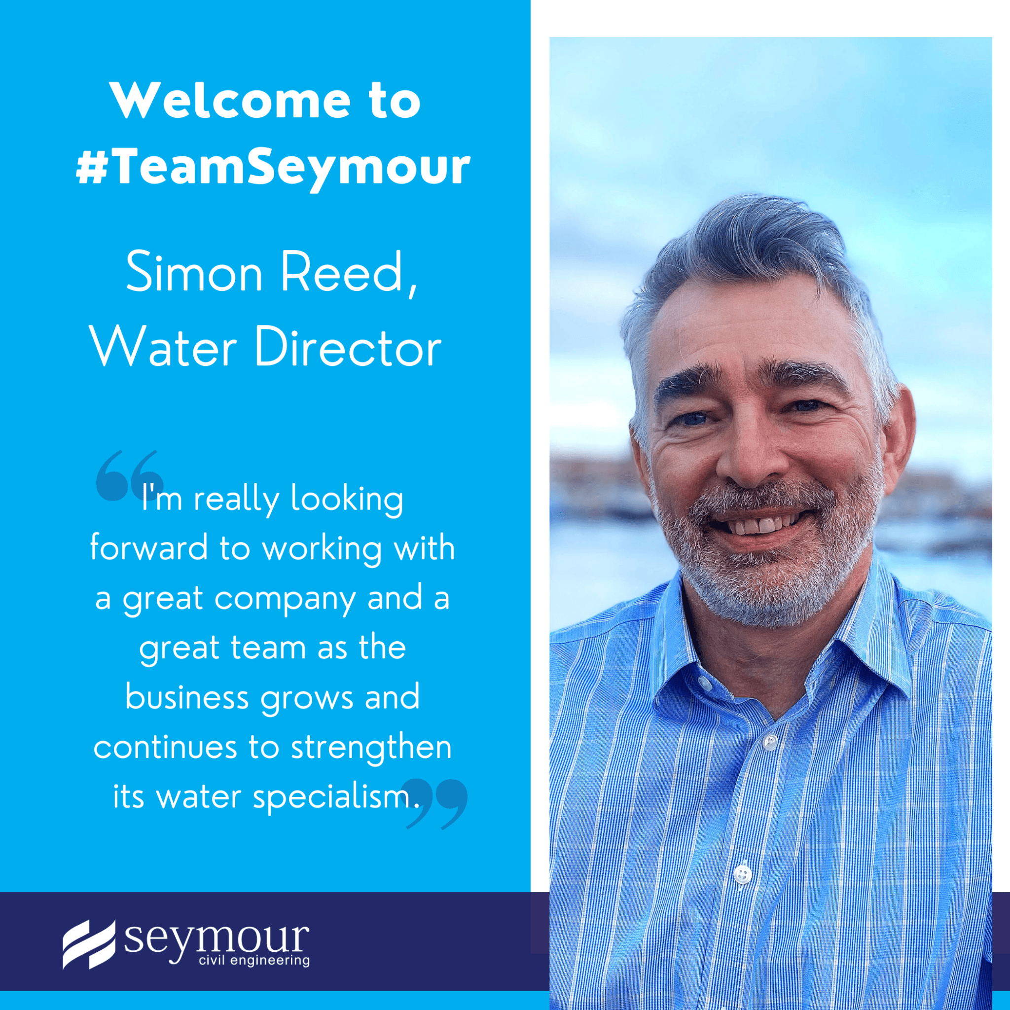 Simon Reed, Water Director Seymour Civil Engineering