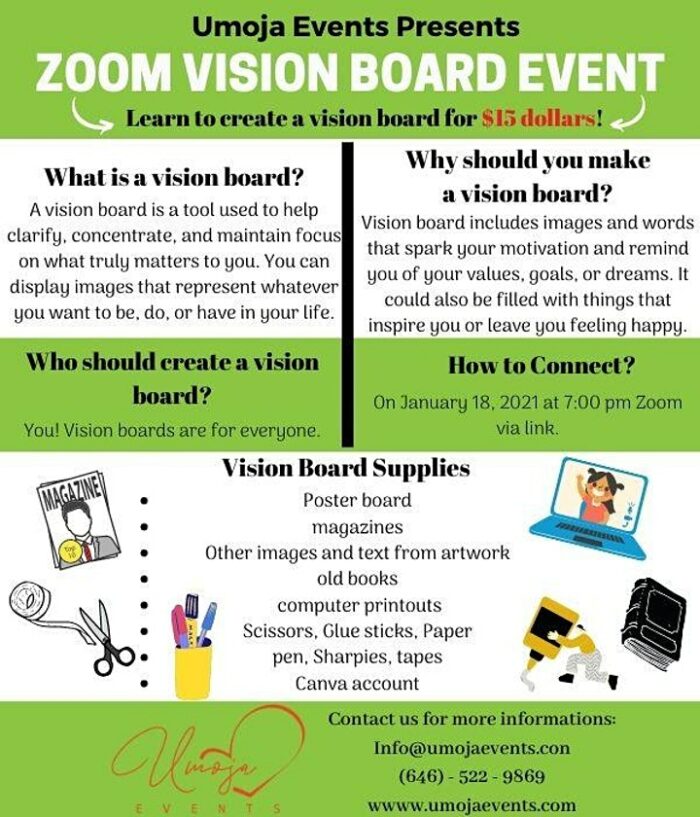 Zoom Vision Board Event SF Cultural Calendar