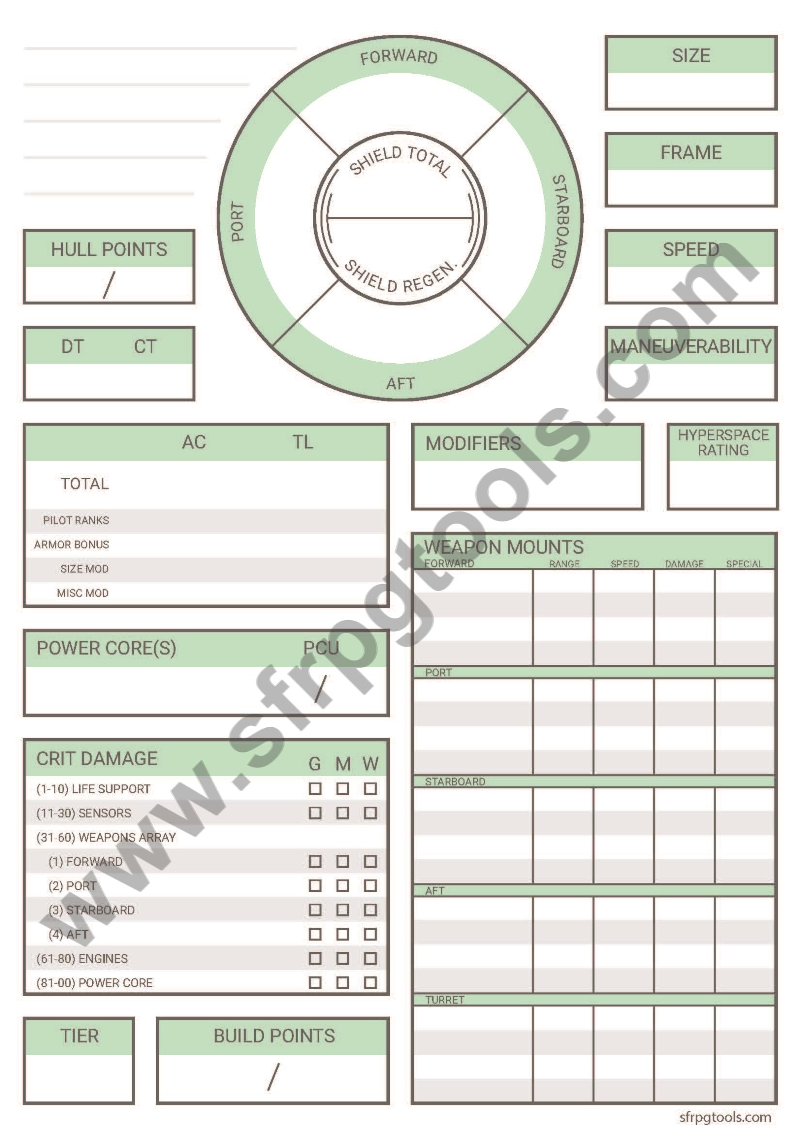 Official Character Sheet PDF? : r/starfinder_rpg reddit