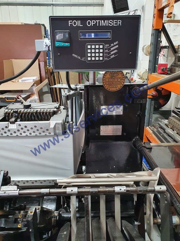 Heidelberg T 10x15 Foiling / Hot Foiling platen press SF Services