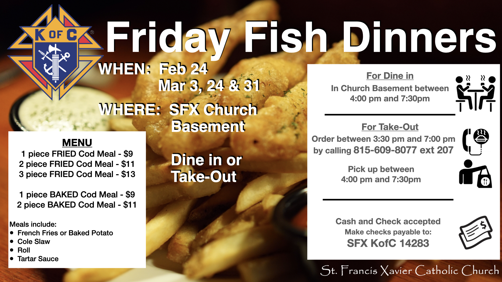 Friday Fish Fry SFX Joliet