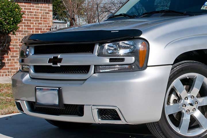 All Sales 96171K Chevy Trailblazer Bowtie Grille Emblem Black W/border
