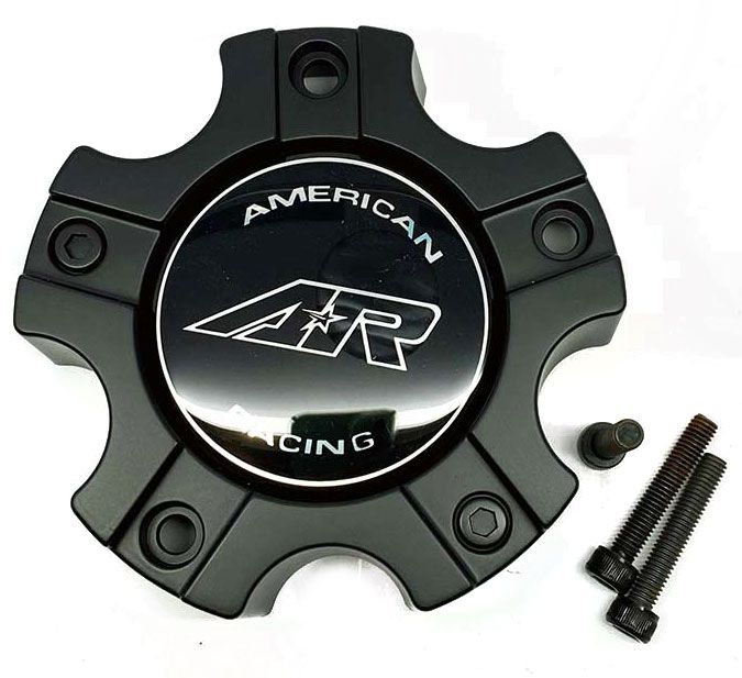 American Racing Center Cap Ar708 Matte Black 5x4.5/4.75 American Racing