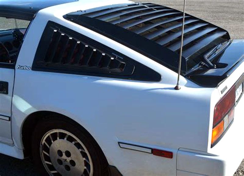 Nissan 300zx Coupe Side Window Louvers 19841988 2 Seater W/wiper