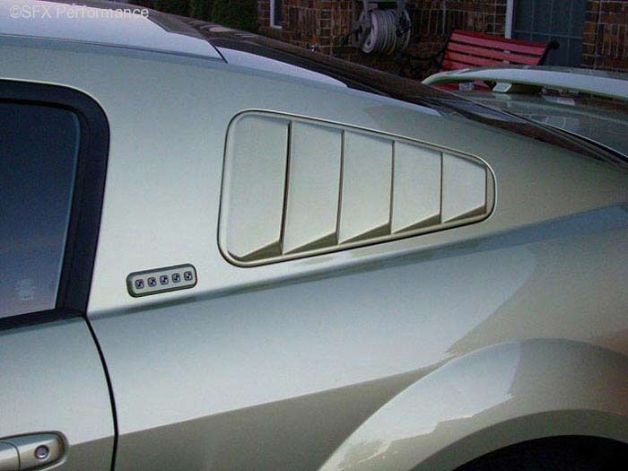 Ford Mustang Side Window Louvers 201521 Astra Hammond 10570