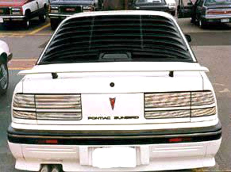 Rear Window Louvers 19881994 Chevy Cavalier/ Sunbird Astra Hammond 1330