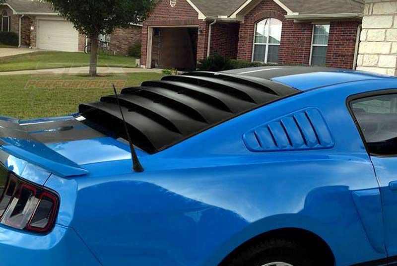 20152017 Ford Mustang Abs Plastic Textured Louvers Rear Window Astra