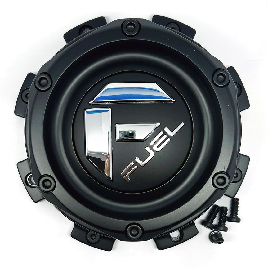 Fuel Matte Black Center Cap 8 Lug 8x6.5/170mm Short Cap Fuel 100408MB