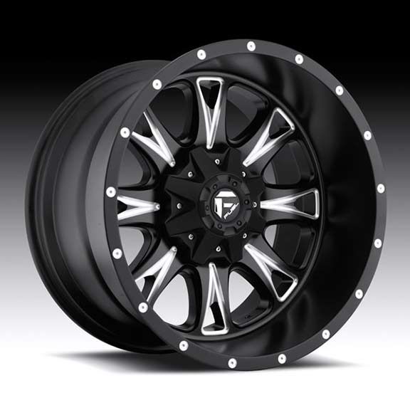 Fuel Throttle D513 Wheel Black Fuel D513THROTTLE20X10