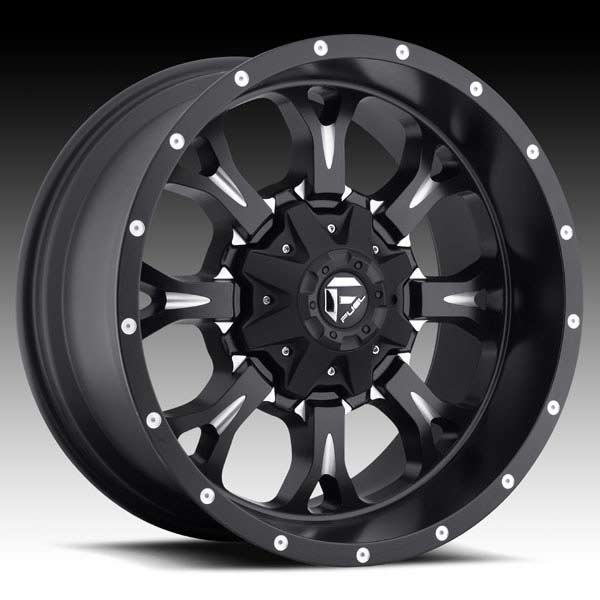 Fuel D517KRANK22 Fuel Krank D517 Wheel Black Milled Series
