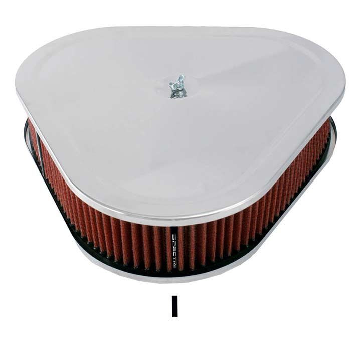 Spectre 47502 14 X 3 Triangular Air Cleaner With Red Air Filter